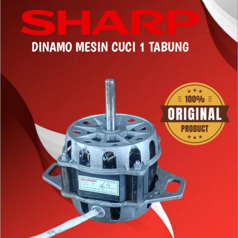 dinamo mesin cuci 1 tabung SHARP dinamo mesin cuci top loading 180watt ORIGINAL