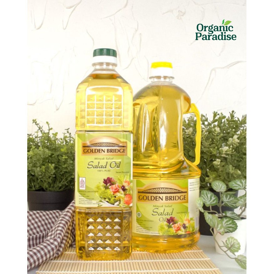 GOLDEN BRIDGE Salad Oil 2L minyak untuk salad dressing