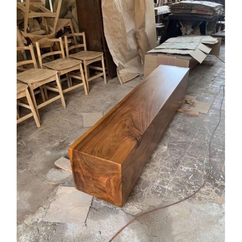 BANGKU KAYU TREMBESI SOLID , BANGKU BALOK ANTIK UNIK
