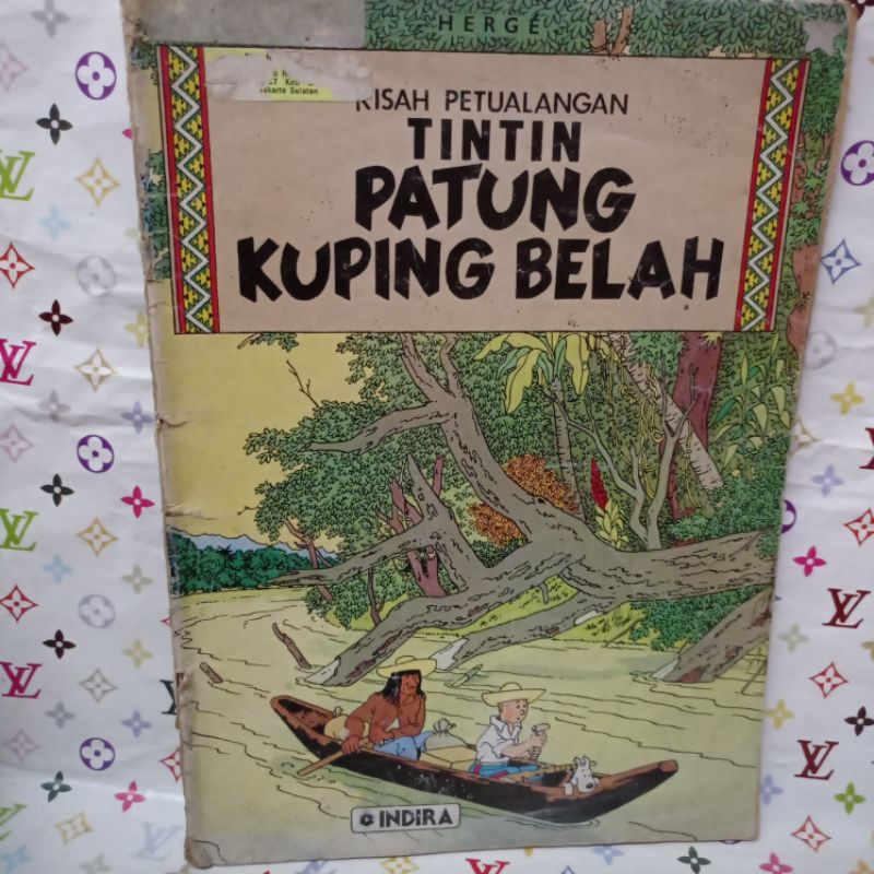 KISAH PETUALANGAN TINTIN PATUNG KUPING BELAH INDIRA