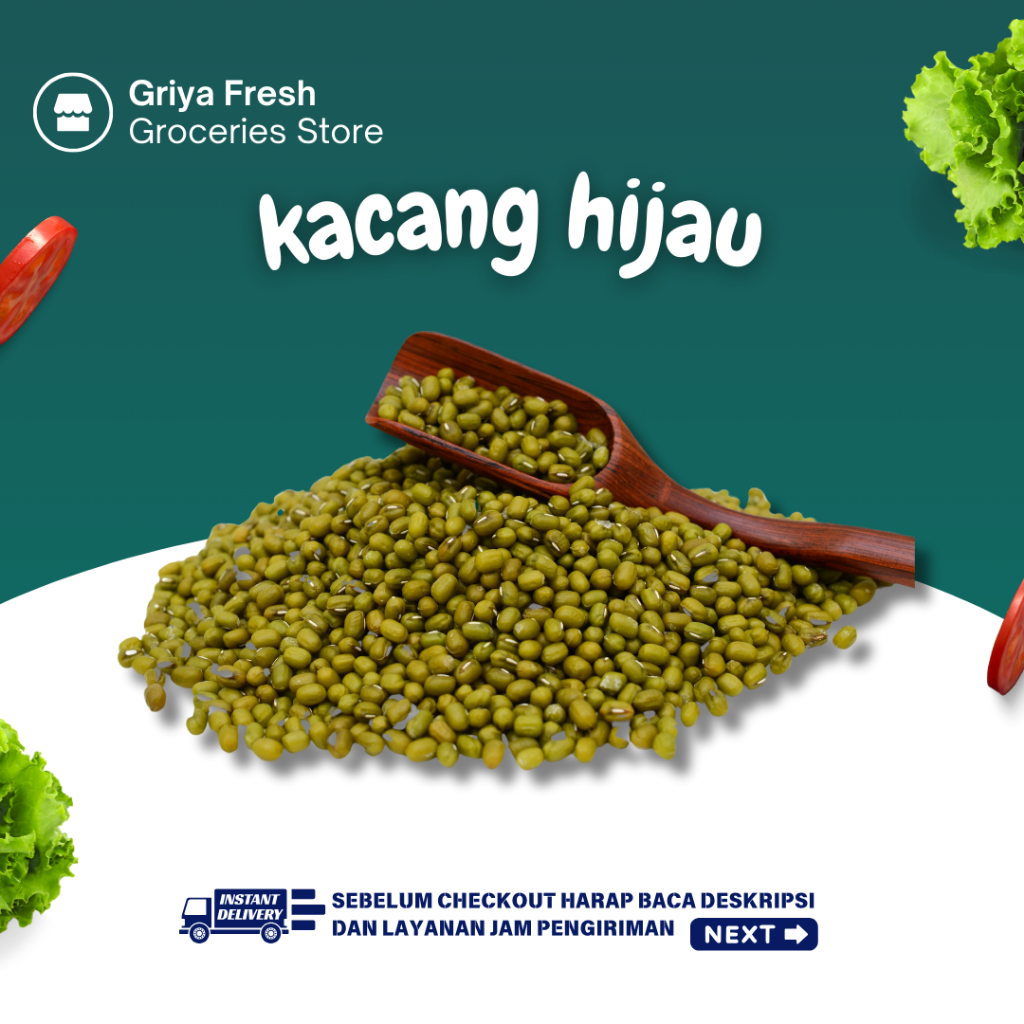 

Kacang Hijau Fresh 200 gram - Kirim Instant