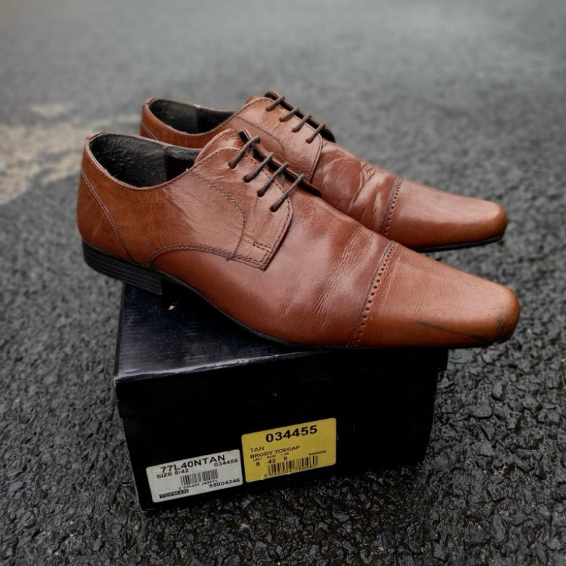 Sepatu second pantofel TOPMAN 43 not paraboot clarks mario minardi pedro tods