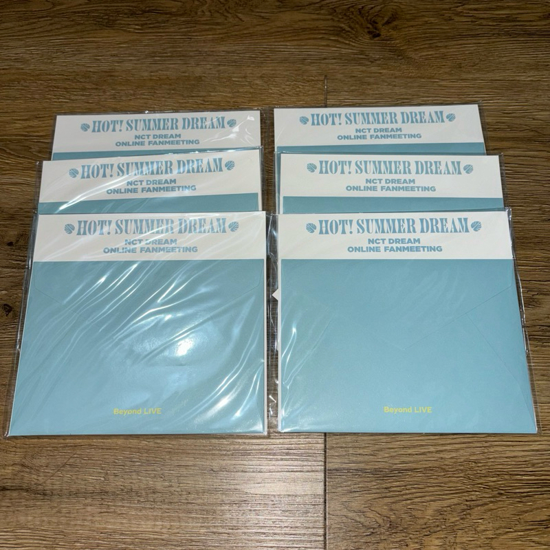 [SEALED] hot summer dream special ar ticket nct dream online fanmeeting renjun chenle jaemin jisung 