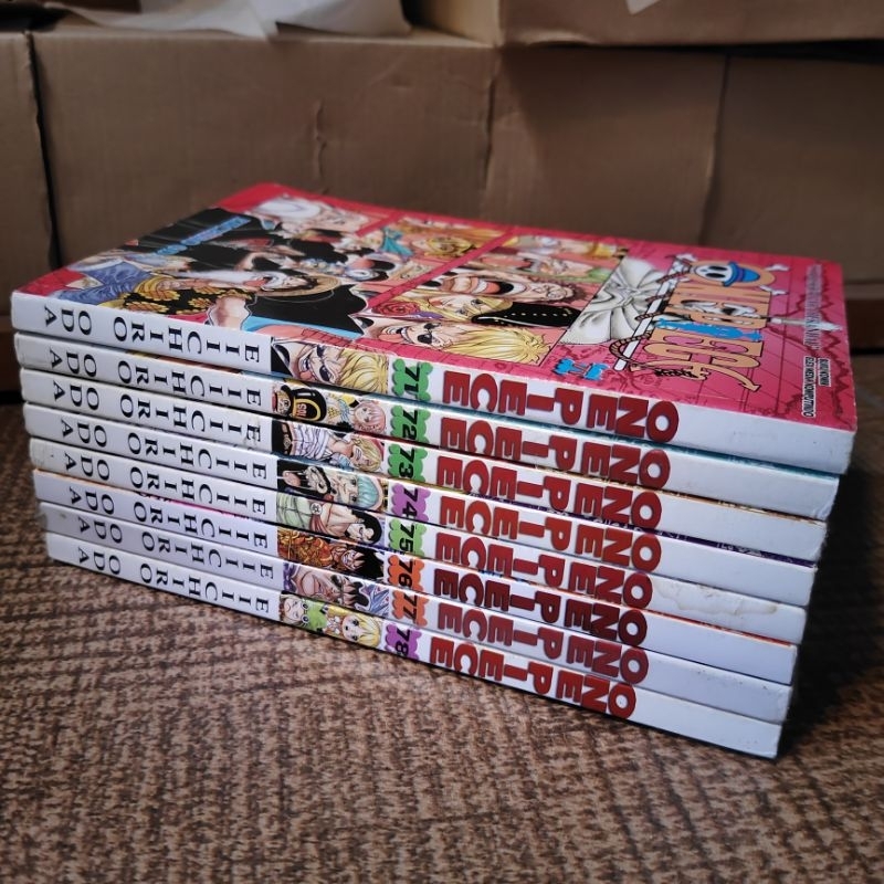 Komik One Piece 71-78 set