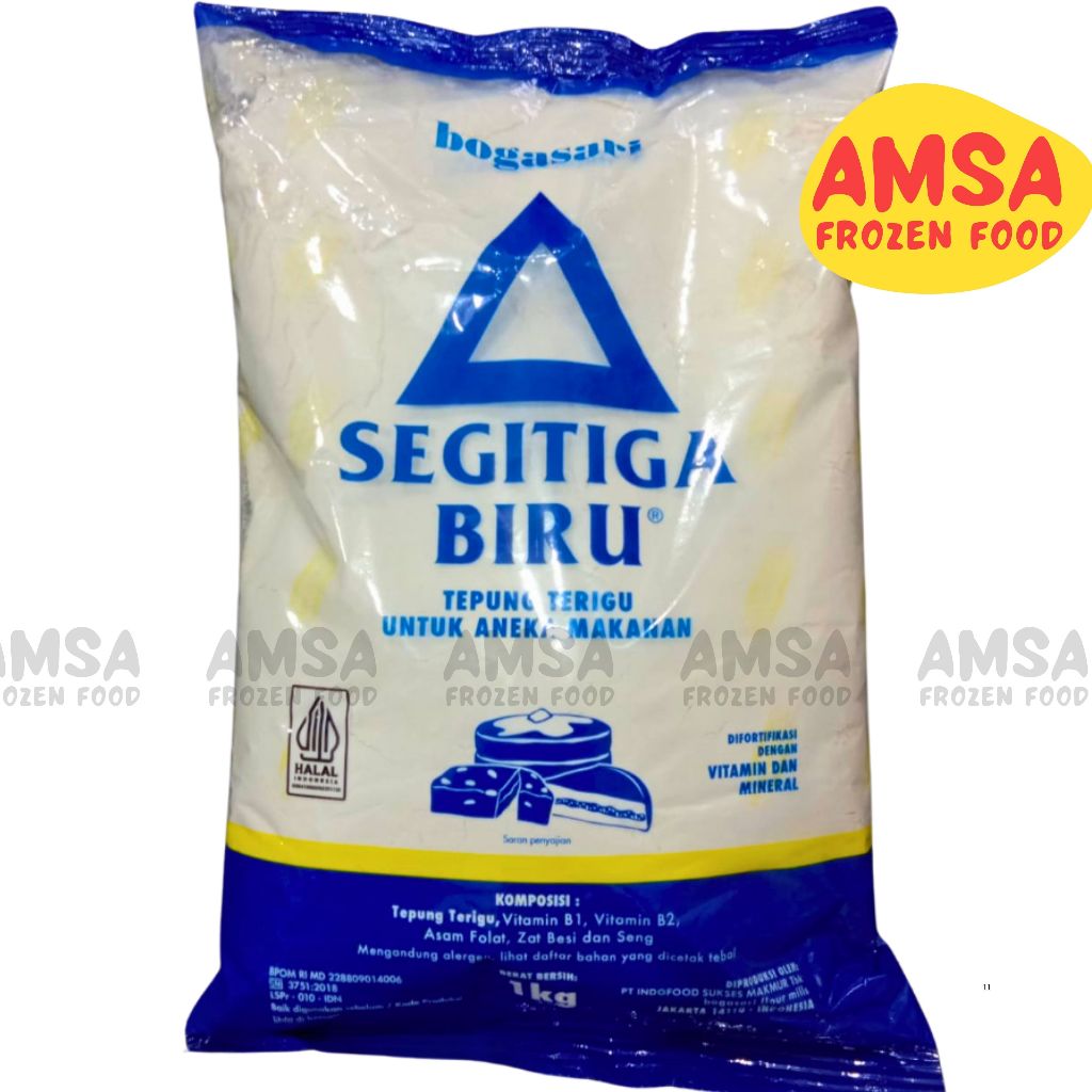 

Bogasari Tepung Terigu Segitaga Biru 1kg