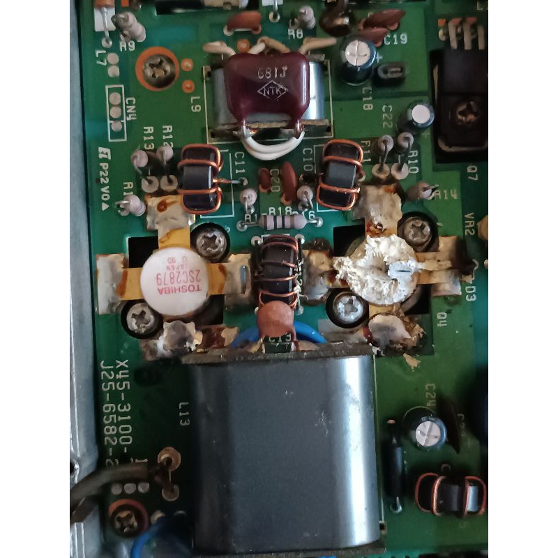 blok PA POWER RF KENWOOD TS 140s konfisi normal, cek 100 watt