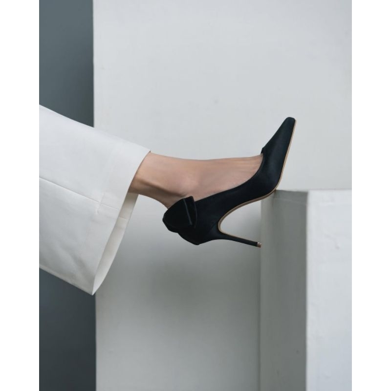 Ittaherl Rona 90mm Pointy Heels Ink 38 / Wedding Shoes / include ittaherl bag