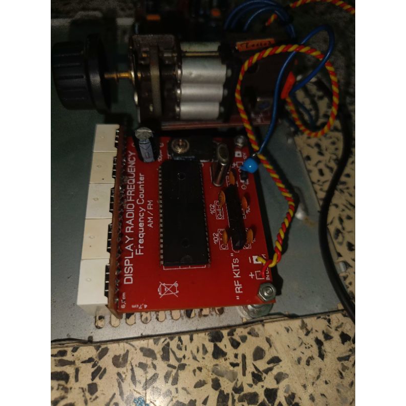 tuner fm + frekuensi counter 5 digit