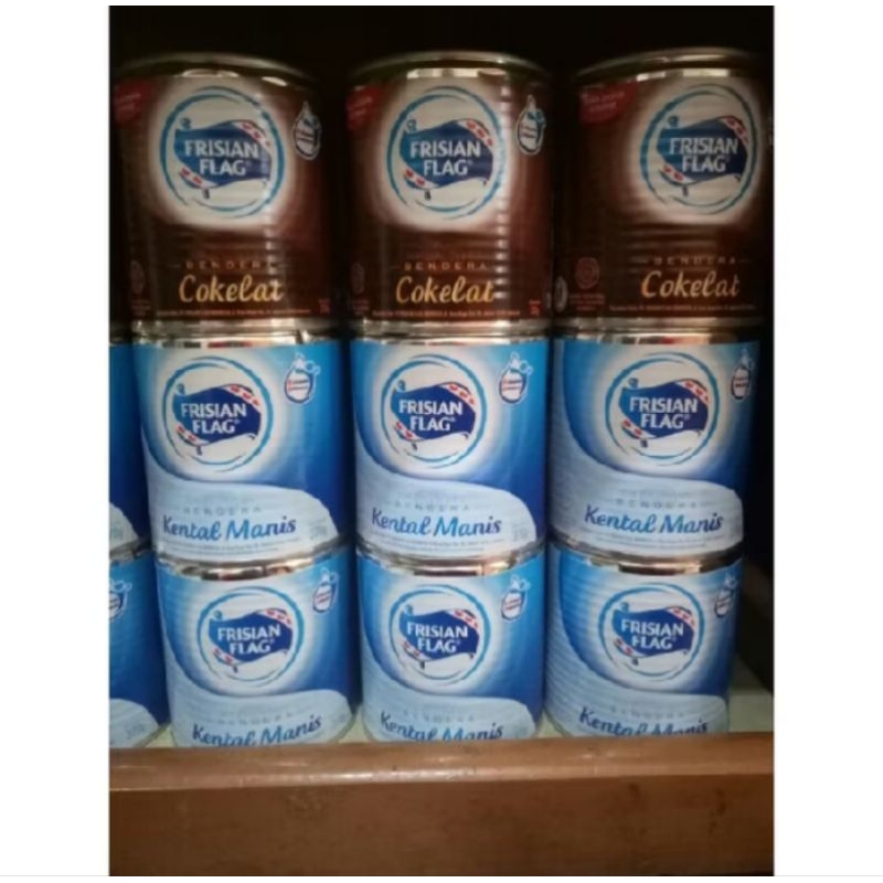 

Susu Kental Manis frisian flag Kaleng PUTIH/COKLAT [370 gr] KRIMER