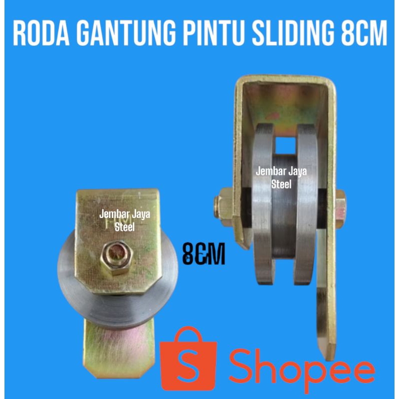 Roda Gantung Super Roda Pintu Atas Pagar Roda Atas Sliding Geser Pintu Pager Roda Besi Roda Sliding 