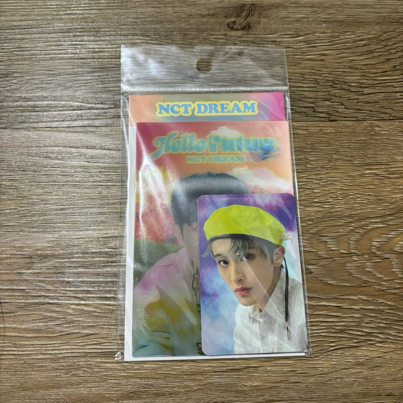 3d lenticular photo card set mark nct dream hello future