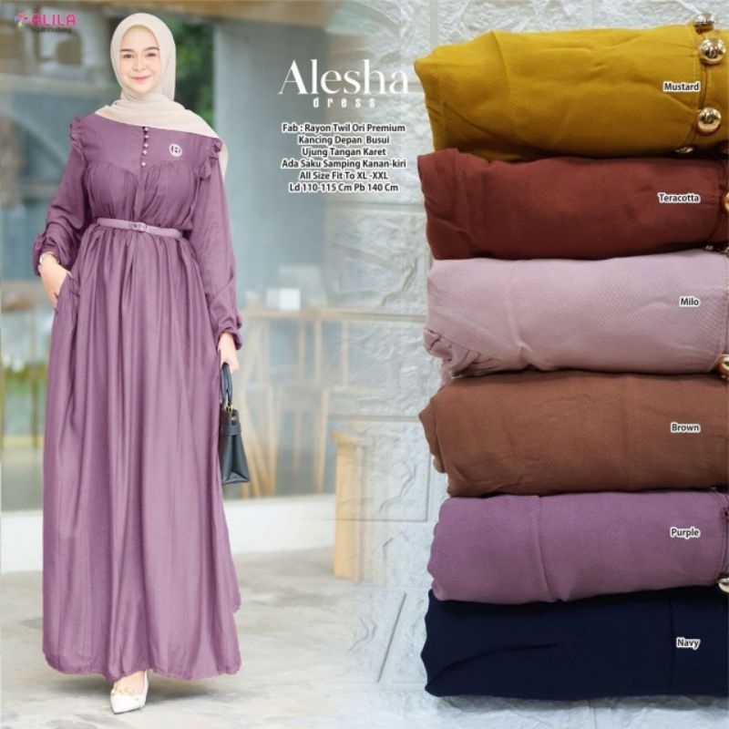 Alesha Dress Premium by Alila hijab