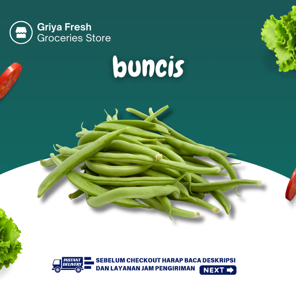 

Buncis Fresh 250 gram - Kirim Instant