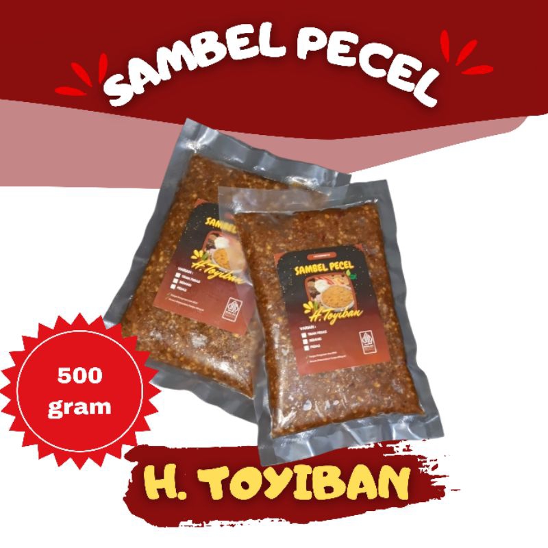 

SAMBEL PECEL HAJI TOYIBAN 500 GRAM TANPA PENGAWET DAN MINYAK