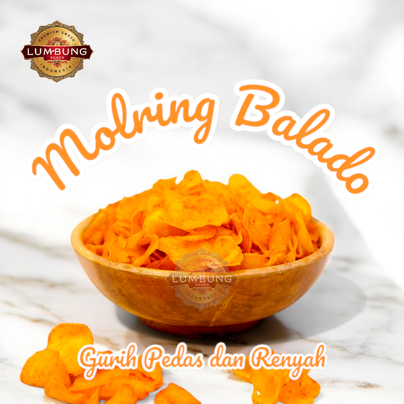 

Camilan Snack Molring Balado Pedas Gurih & Nikmat