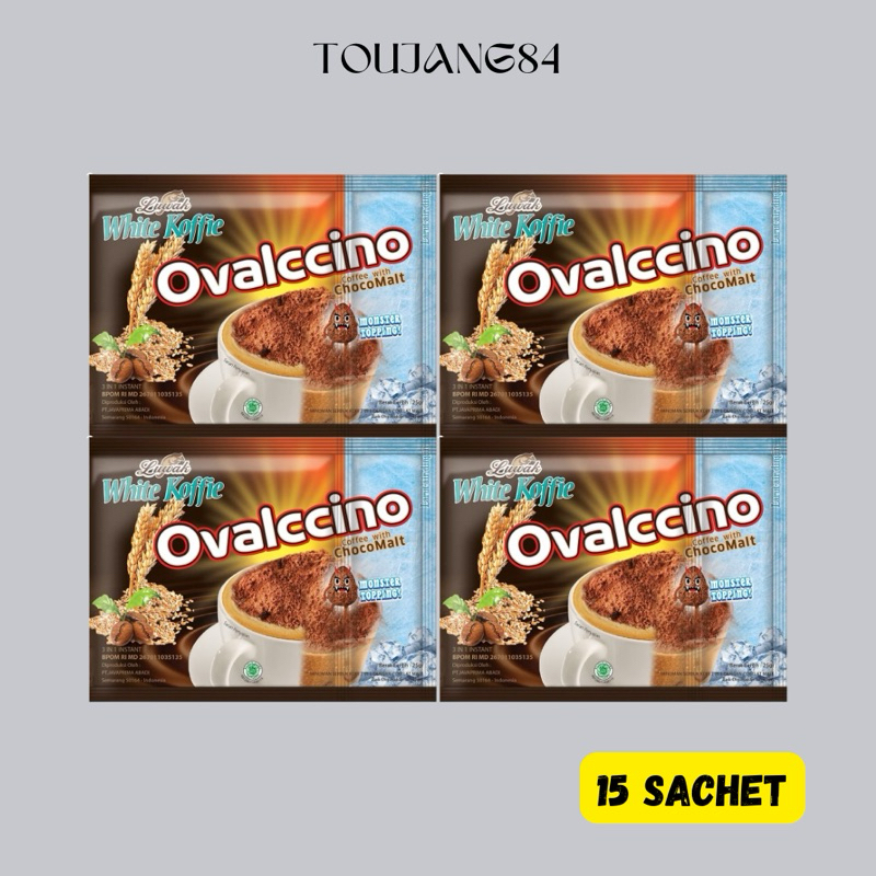

Luwak White Kopi Ovalcino With Chocomalt 15Sachet