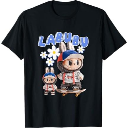 Funny Labubu Lover Cute Labubu Party Meme T-Shirt - Baju - Kaos - Baju Kaos - Kaos Unisex - Baju Kao