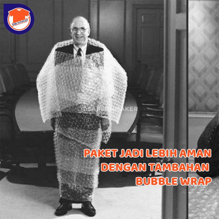 

Tambahan Bubble Wrap / Extra Bubble Wrap Paket Jadi lebih Aman