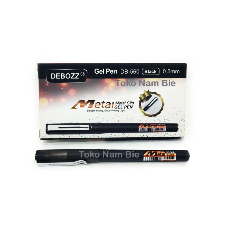

Pulpen Pena Bolpen DEBOZZ DB 560 Gel Pen 0.5mm