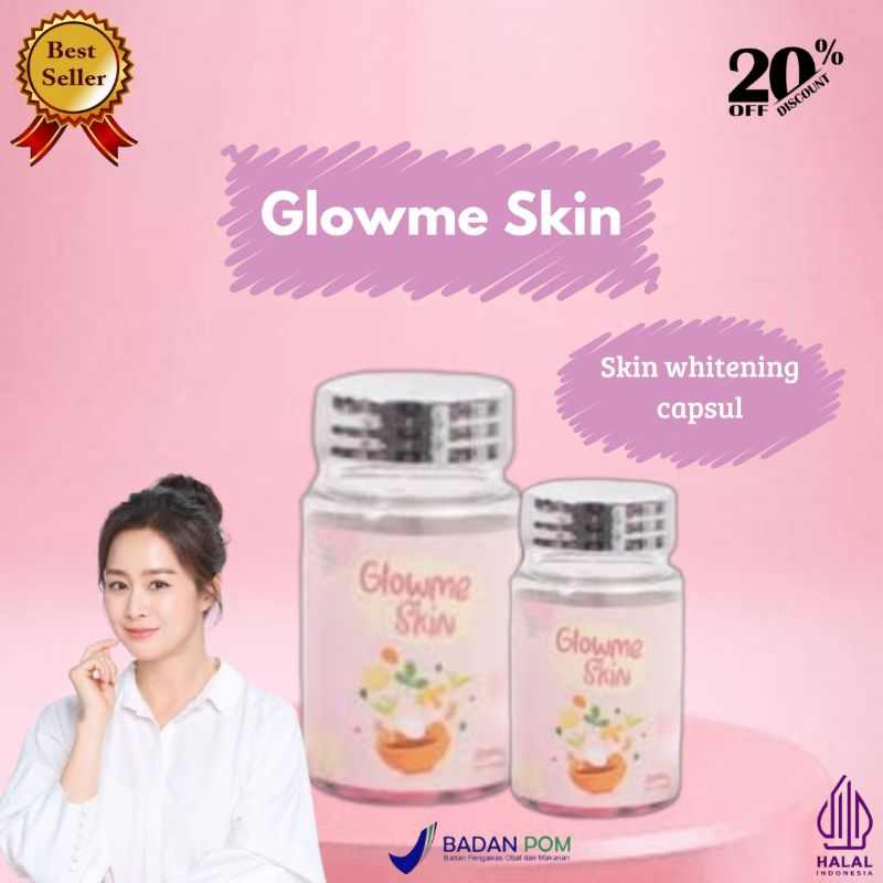 Noera Glow Me Skin Capsule Whitening Original Mencerahkan Kulit Melembabkan Wajah HALAL BPOM
