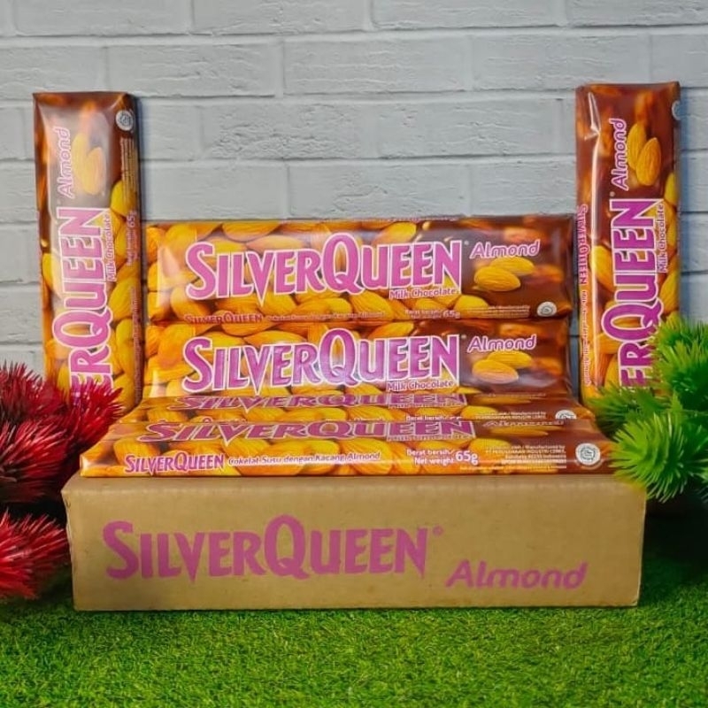 

Cokelat Silver Queen Almond dan Mete 58 Gram