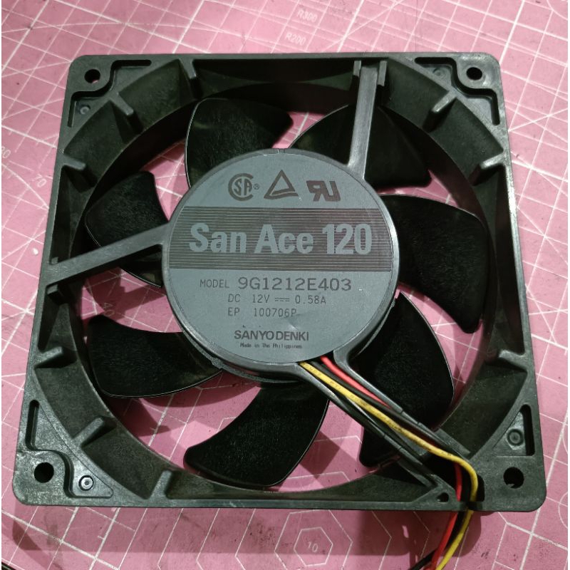 KIPAS HIGH SPEED 12X12 12V 0.58A