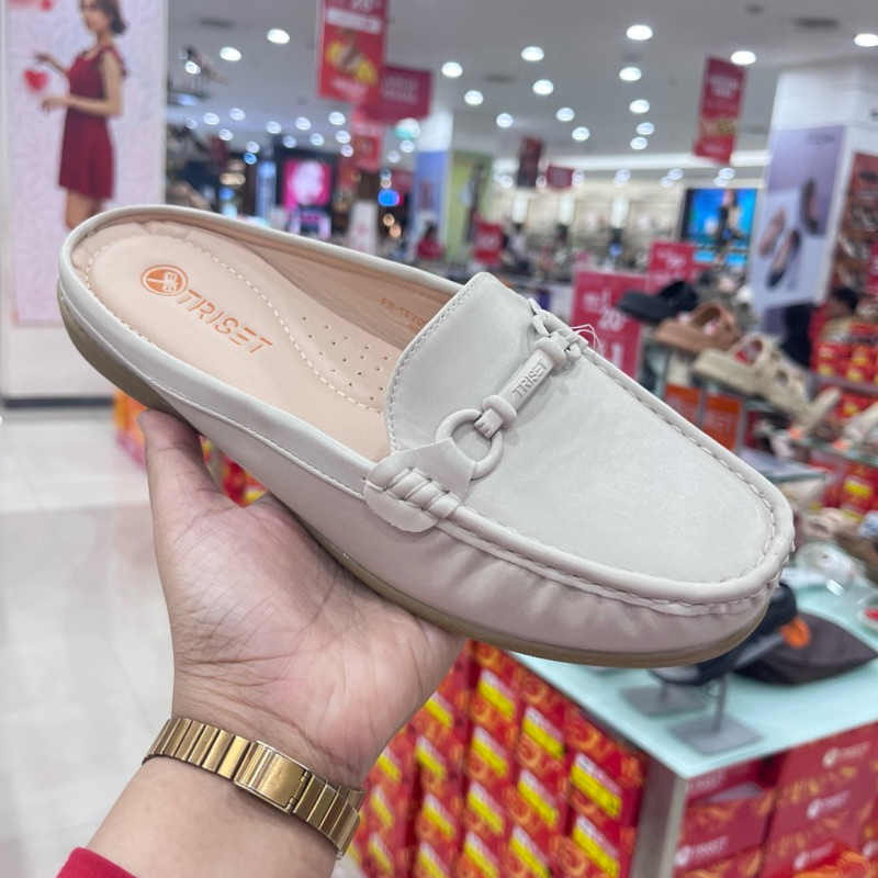 Sandal Bustong Wanita Triset | Sandal Mules Triset super empuk | Triset