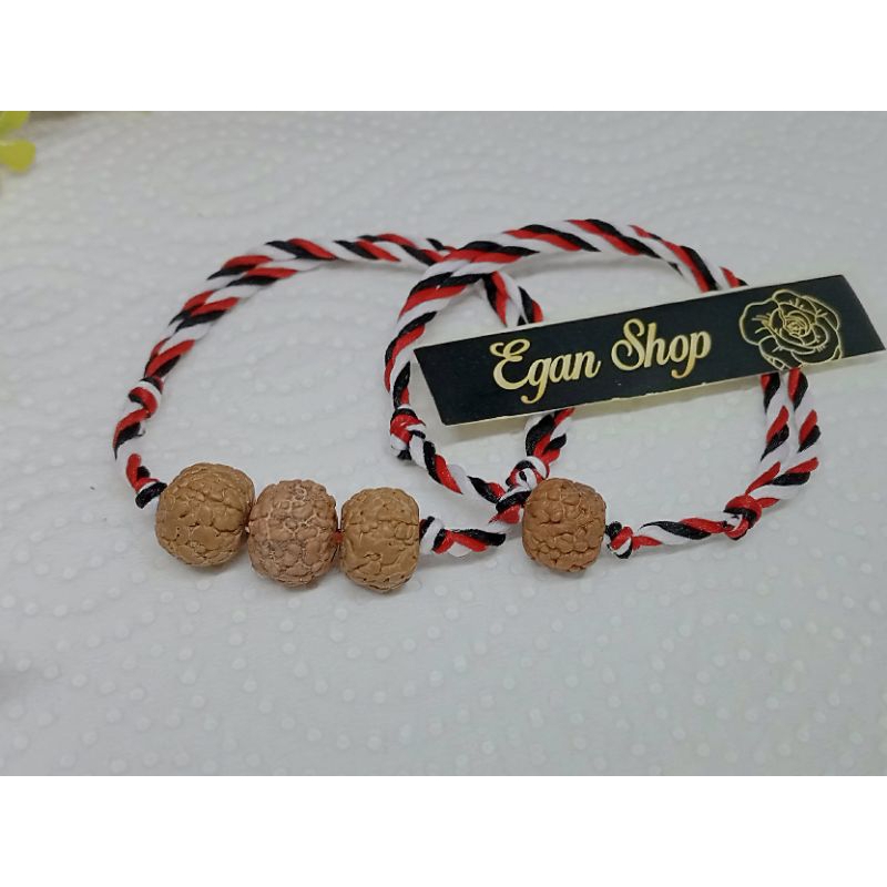 GELANG TRIDATU ASLI BALI BIJI JENITRI RUDRAKSHA