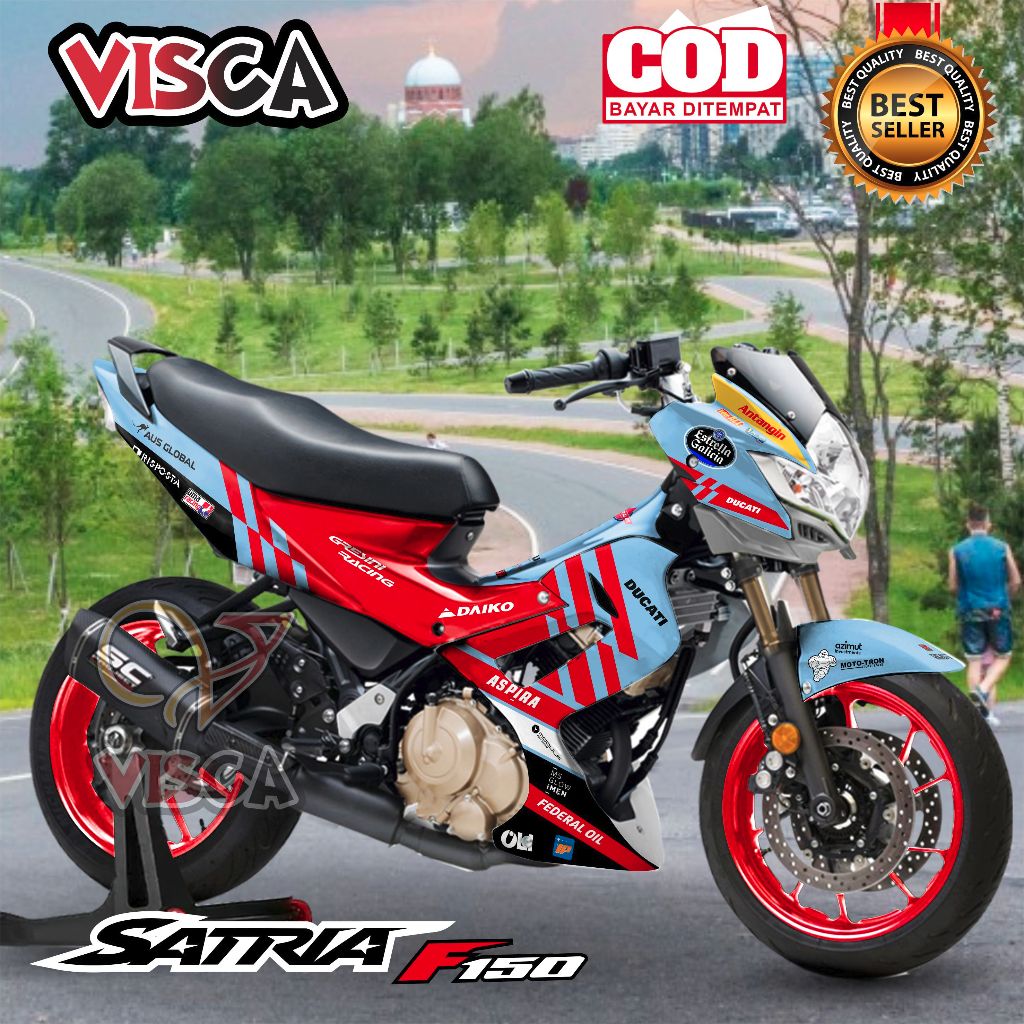 Decal Satria Fu Barong 2012 Full Body Stiker Satria Fu Barong 2012 Full Body Striping Satria Fu Baro
