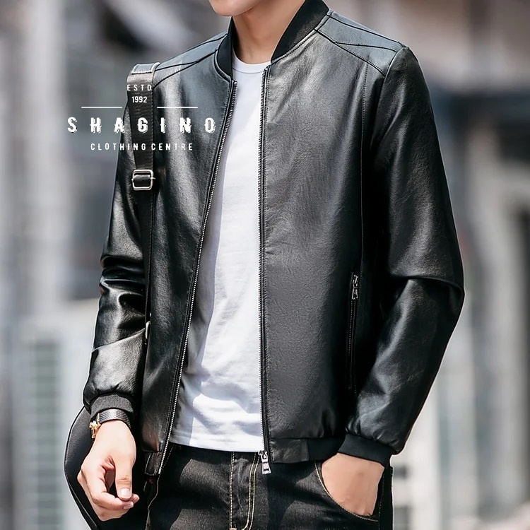 Shagino | Terbaru Leather Viena Jaket Semi Kulit Original / Jaket Kulit Pria / Jaket Kulit Vintage /