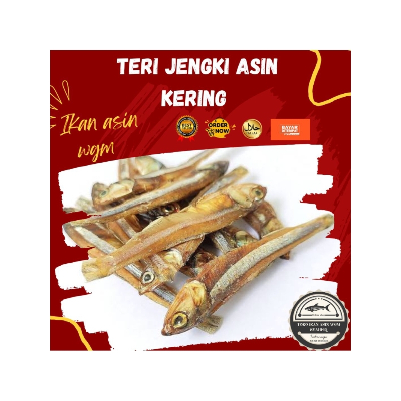 

ikan asin teri jengki/teri jengki/teri asin kering/ berat 250gram 500gran 1kg