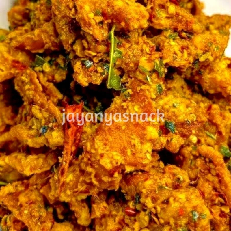 

KULIT AYAM KRISPY PEDAS DAUN JERUK MANTUL 2KG