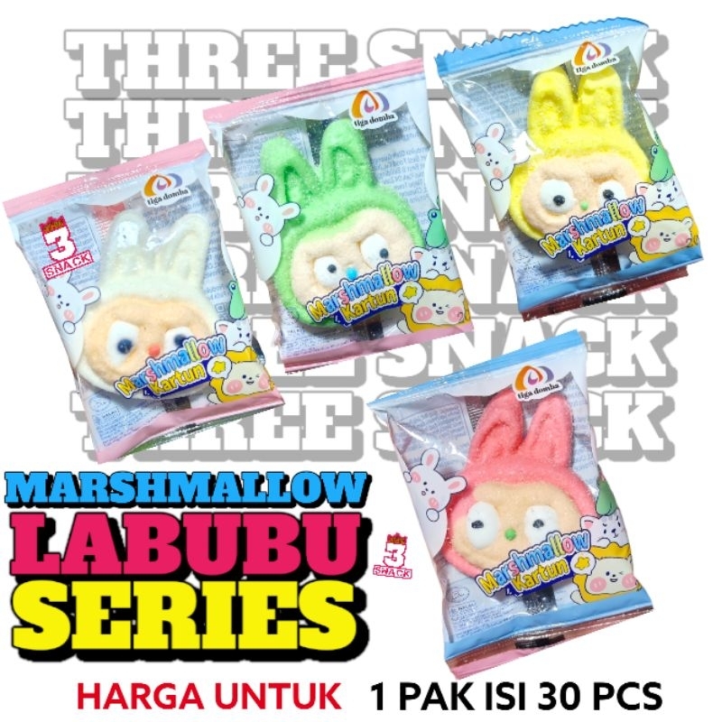 

RB 1 PAK MARSHMALLOW Labubu Mix Kartun ISI 30