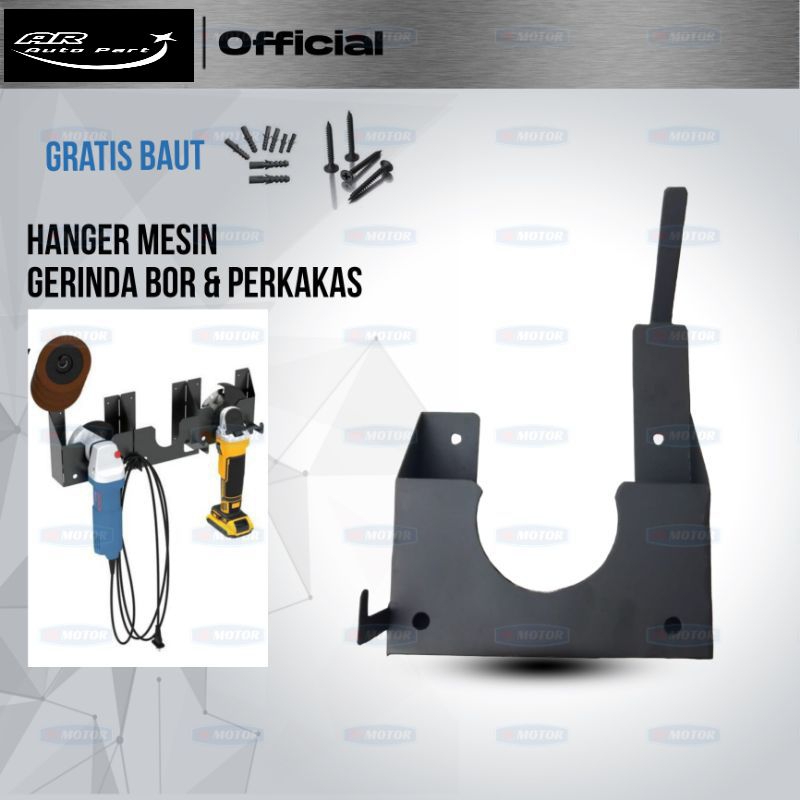 Dudukan mesin gerinda bor / hanger gerinda bor/gantungan gurinda mesin bor besi