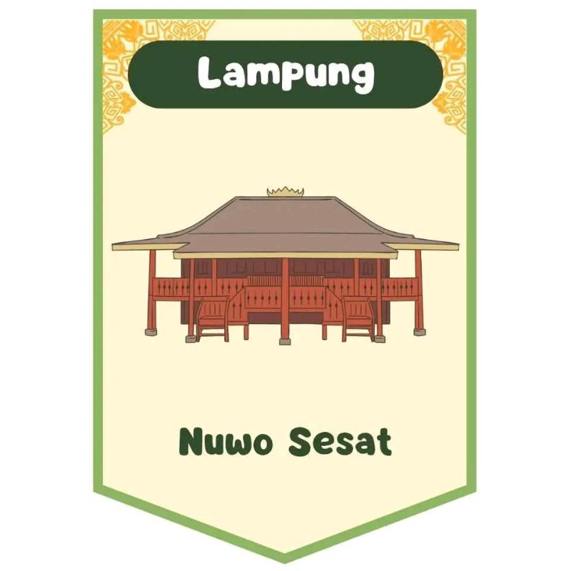 

rumah adat kardus lampung 20x15