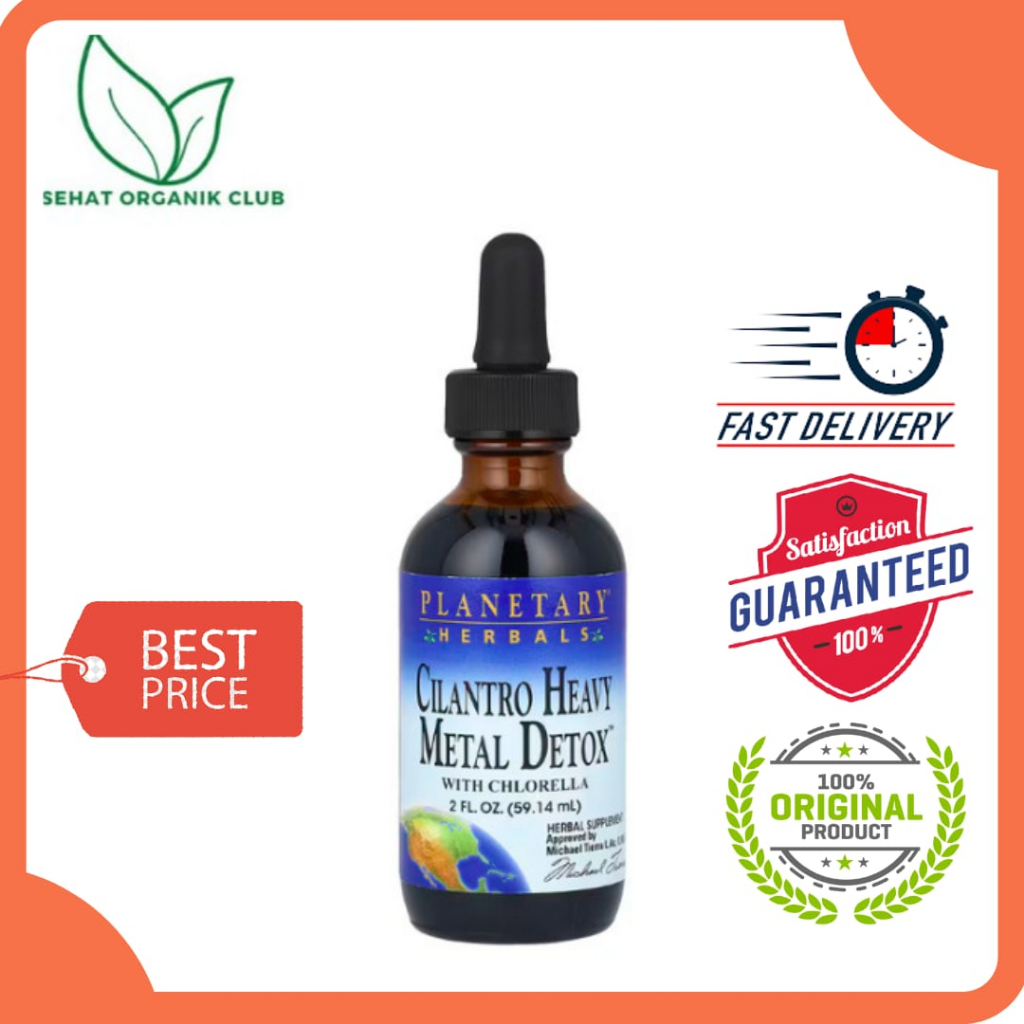 Planetary Herbals Cilantro Heavy Metal Detox with Chlorella 59.14 ml