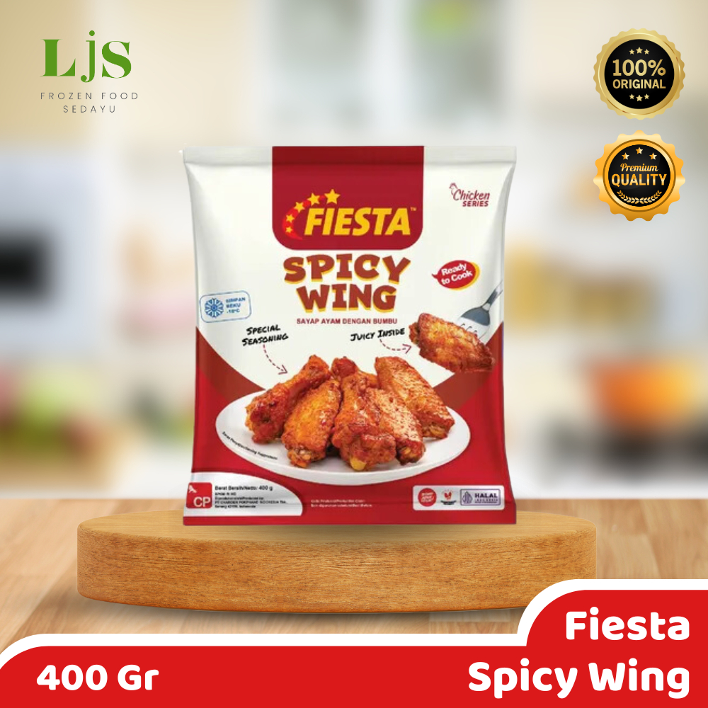 

Fiesta Spicy Wing 400 Gr I Sayap Ayam Berbumbu