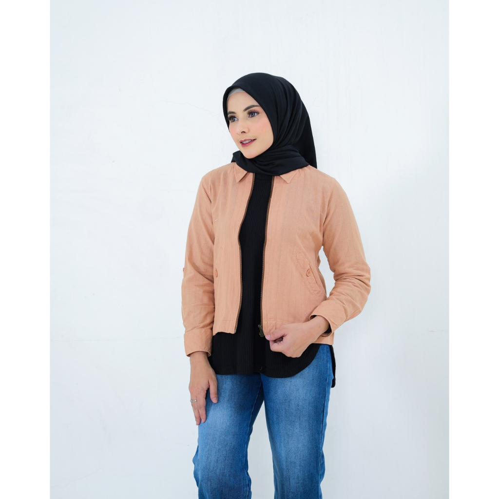RILLEY - Blazer Fara Outer Wanita Luaran Jaket