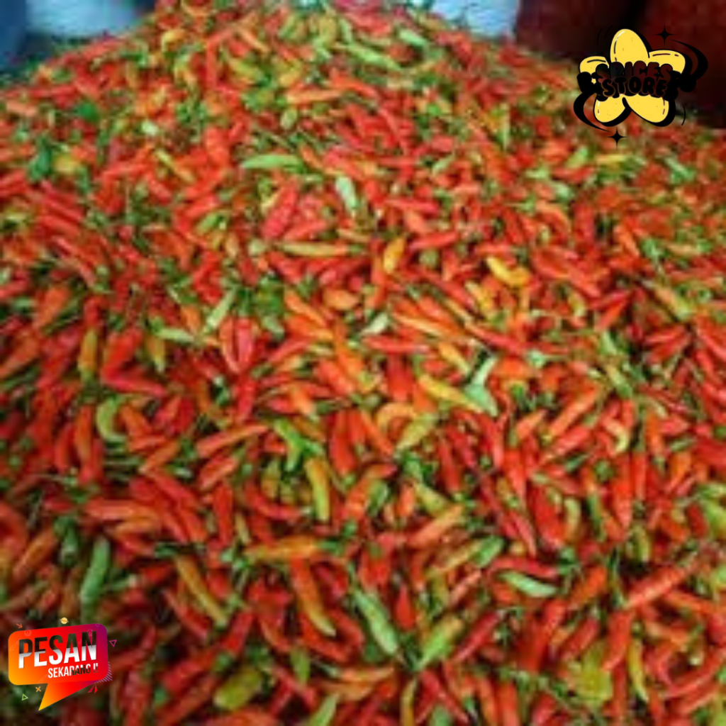 

SPICES STORE BEST SELLER CABE RAWIT MERAH 500 GR