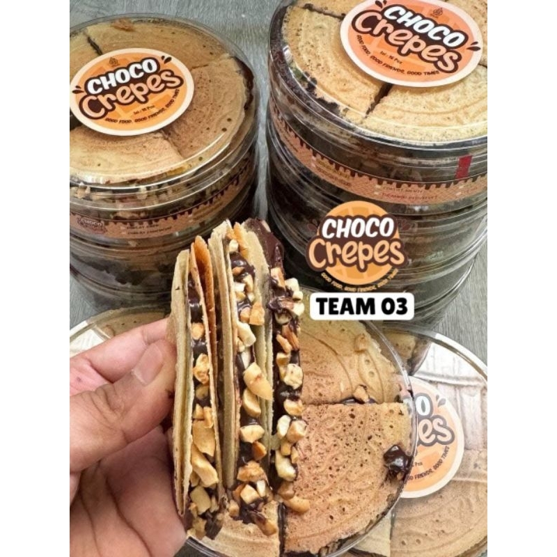 

choco crepes cemilan viral enak BEST SELLER | coklat mente dan chocochips