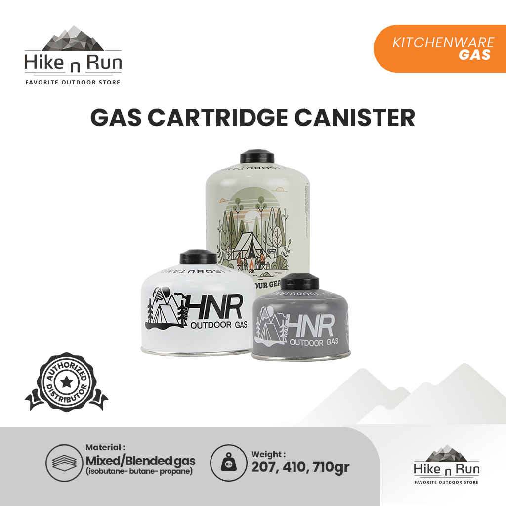 Ready Hike n Run Portable Gas Canister Camping Hiking Terisi 110gr 230gr 450gr Ori