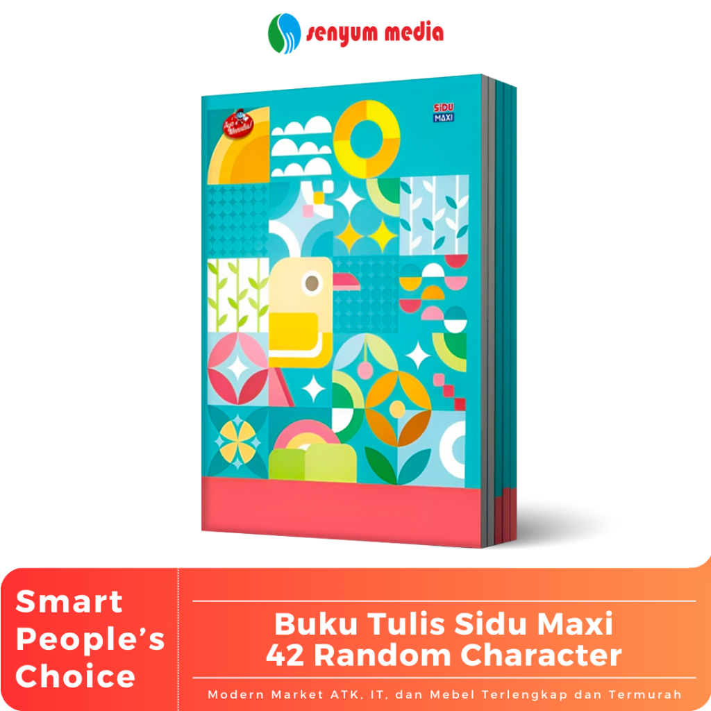 

Buku Tulis Sinar Dunia SIDU MAXI 42 Lembar Random Character (1 Pack Isi 5 Buku) (S:PAK)