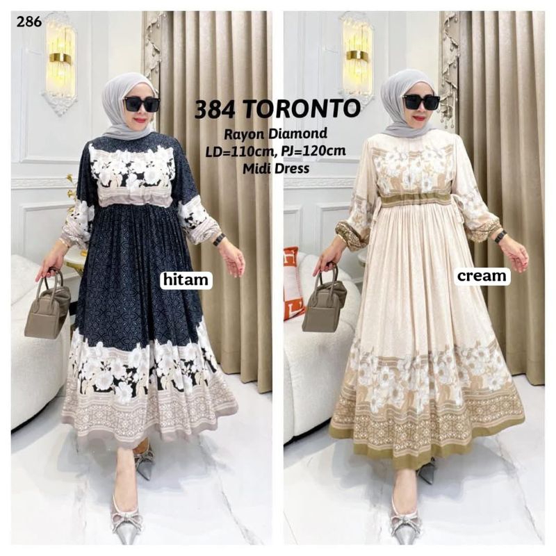 Midi Dress Rayon Diamond 384 Toronto| Midi Rayon Motif| Rayon Premium| Midi Motif Terbaru| Midi Dres