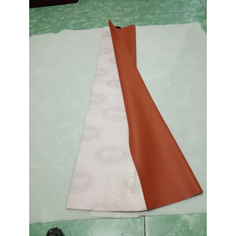 kulit jok motor MBtech coklat muda