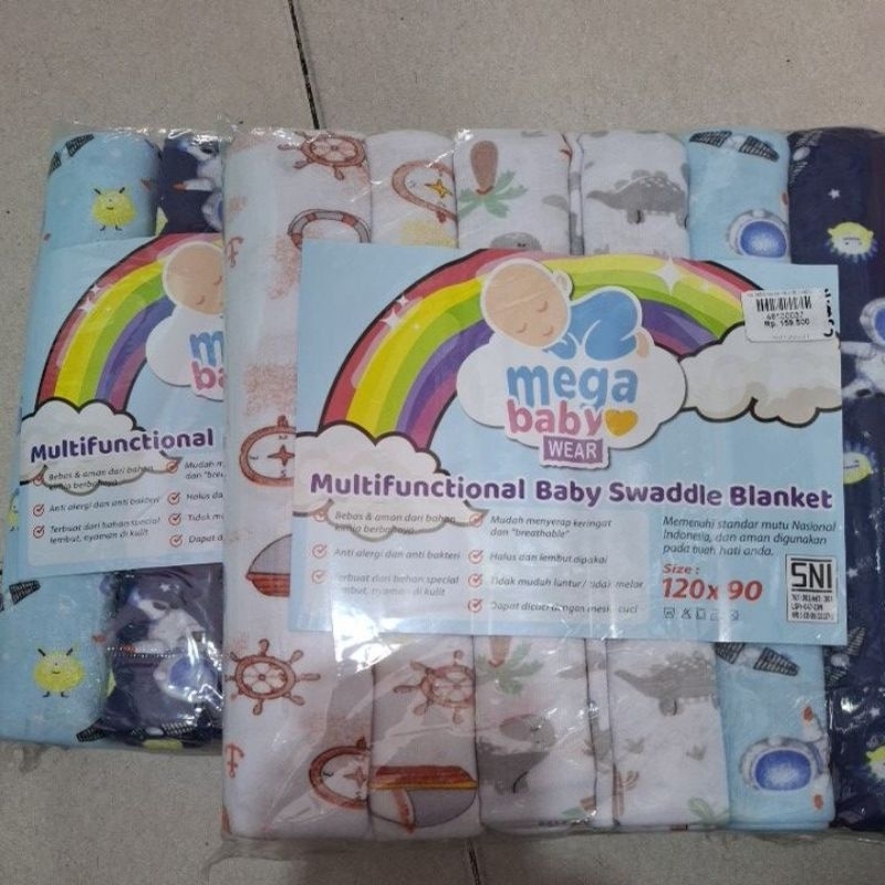 Bedong Mega Baby Wear 120×90 / Bedong Bayi