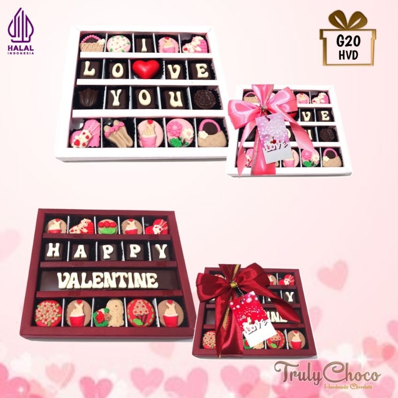 

kado valentine coklat praline buat cowok dan cewek dan free kartu ucapan