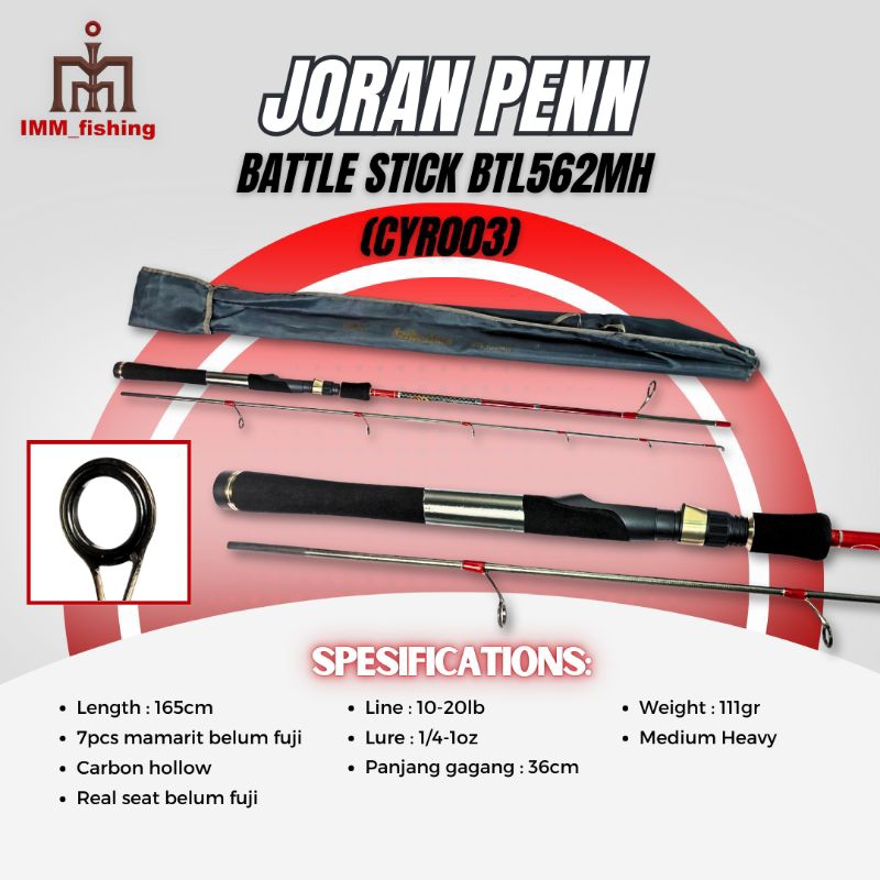 JORAN PENN BATTLE STICK | Tongkat Pancing | Fishing Rod