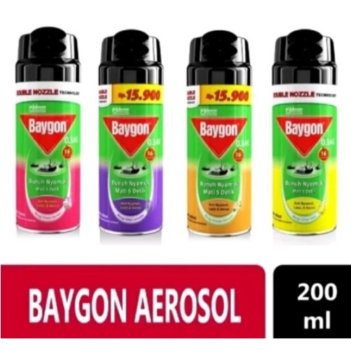 BAYGON AEROSOL FLOWER GARDEN 200ML 200 ml