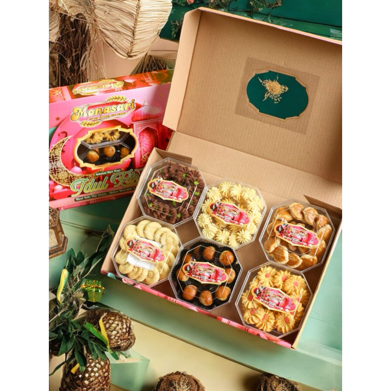 

Monasari Kue - Paket lebaran isi 6 toples