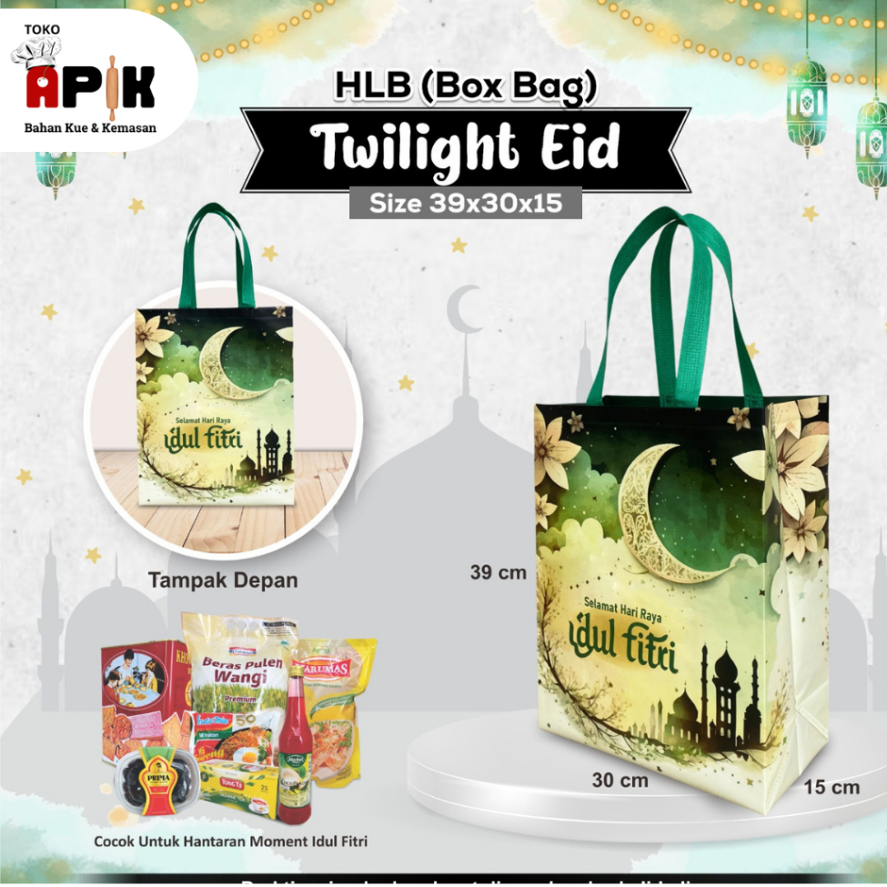 

Tas Parcel Lebaran Laminasi | Goodie Bag Idul Fitri | Tas Bingkisan Lebaran | Tas Lebaran